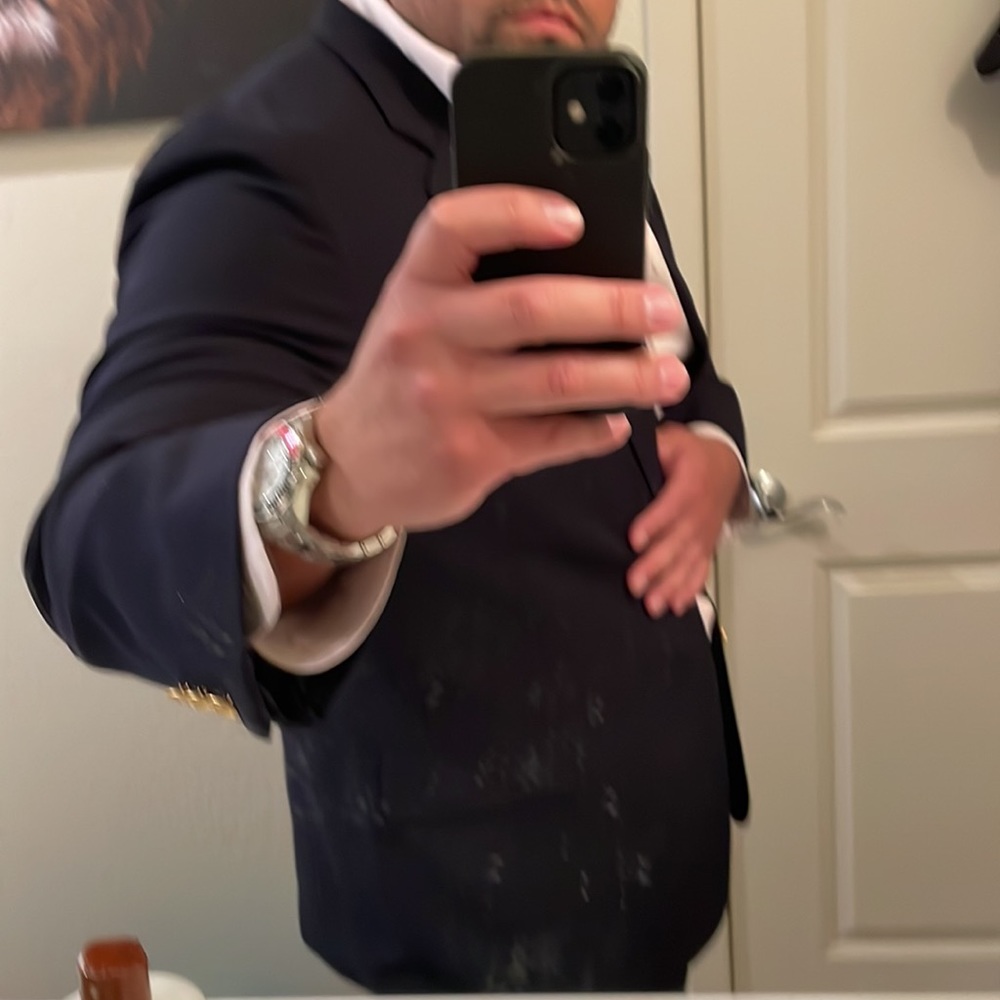 Hickery Freeman Custom navy blazer 46 R